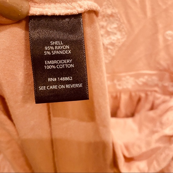 Torrid Blush Pink Embroidered Babydoll Tank - Picture 7 of 11